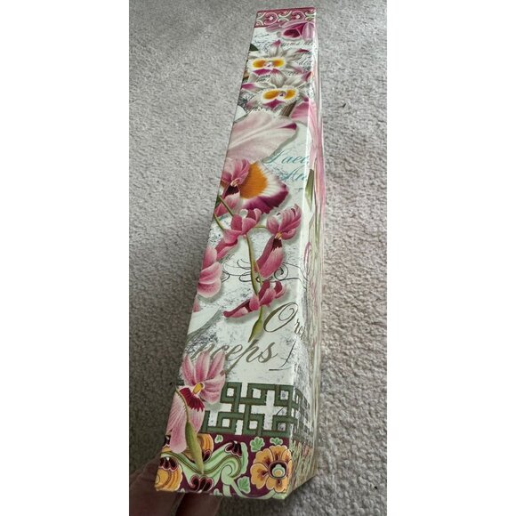 Vintage Punch Studio Orchid Flower Keepsake Photo Album Holds 320 Photos 6" x 4" - Picture 3 of 9